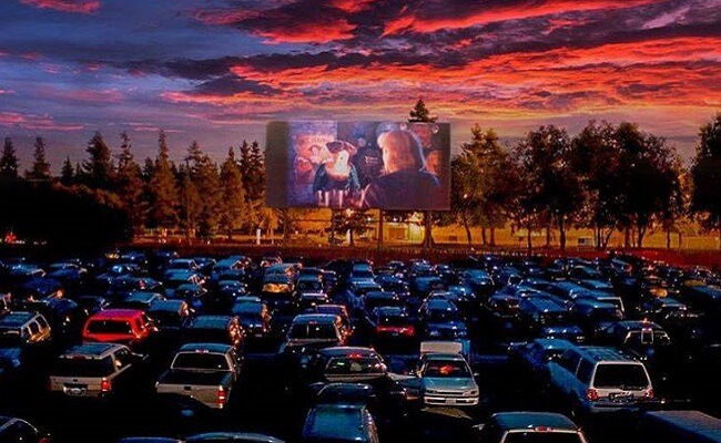 Three Heroes Planning a Drive-in Theater